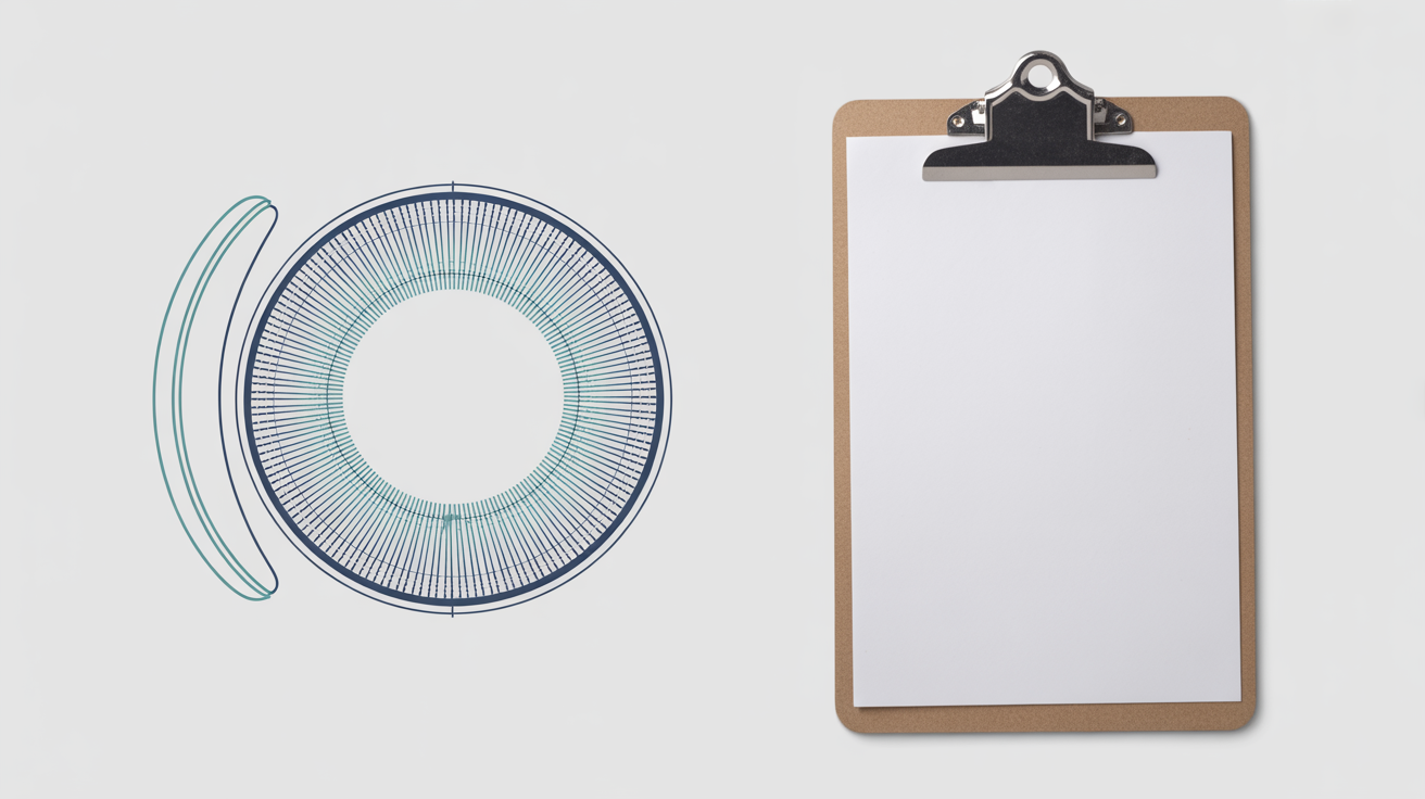 Diagnostic trial lens starting parameters versus a contact lens prescription.