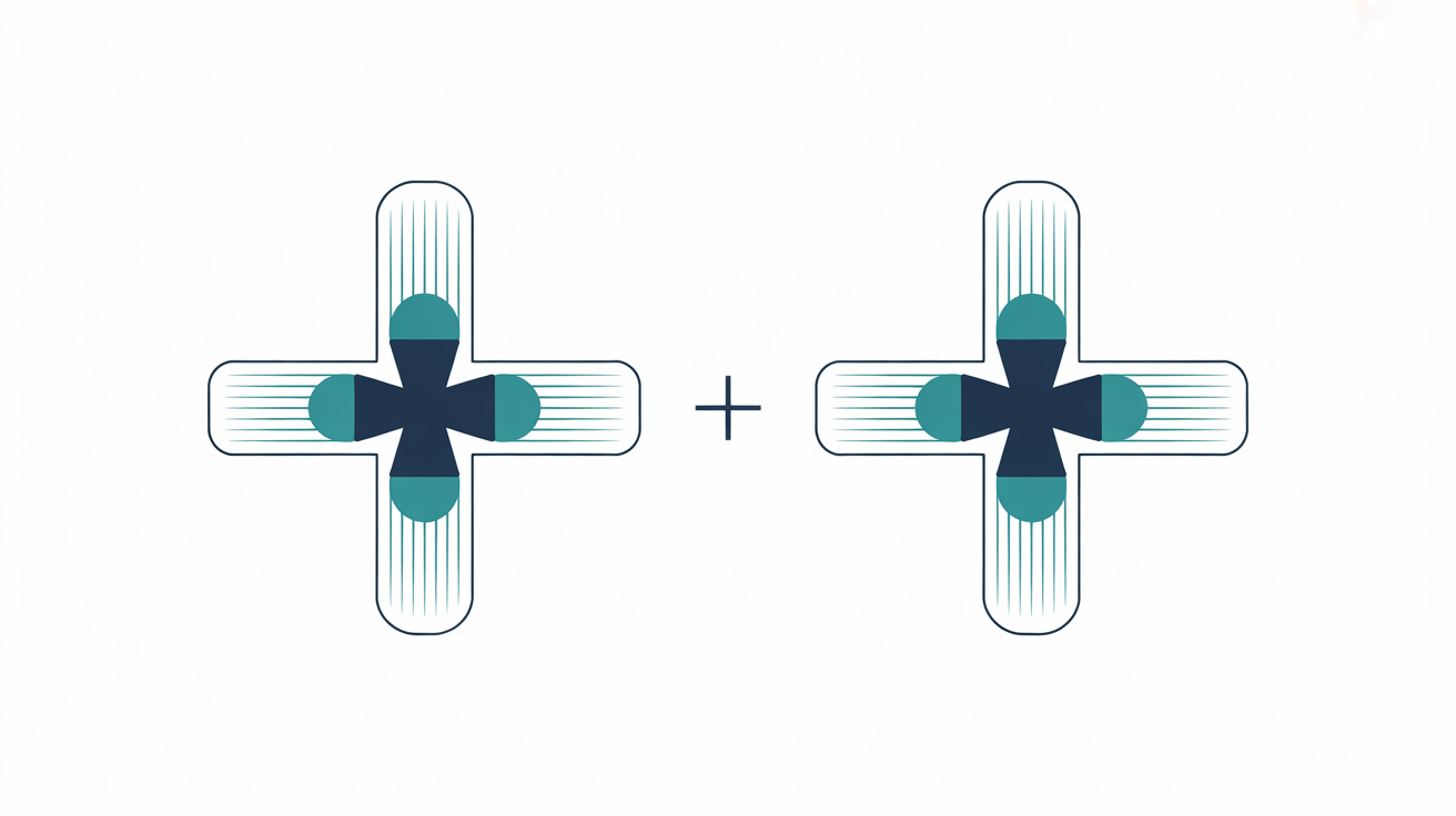 Power cross of two meridians showing vertex from the spectacle plane to the corneal plane.